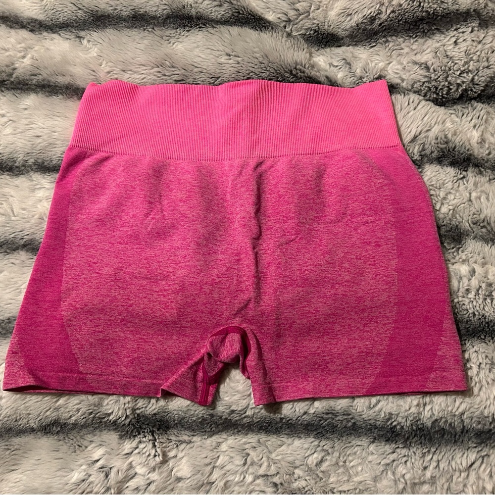 PINK Victoria's Secret Seamless Shorts in Bright Pink
